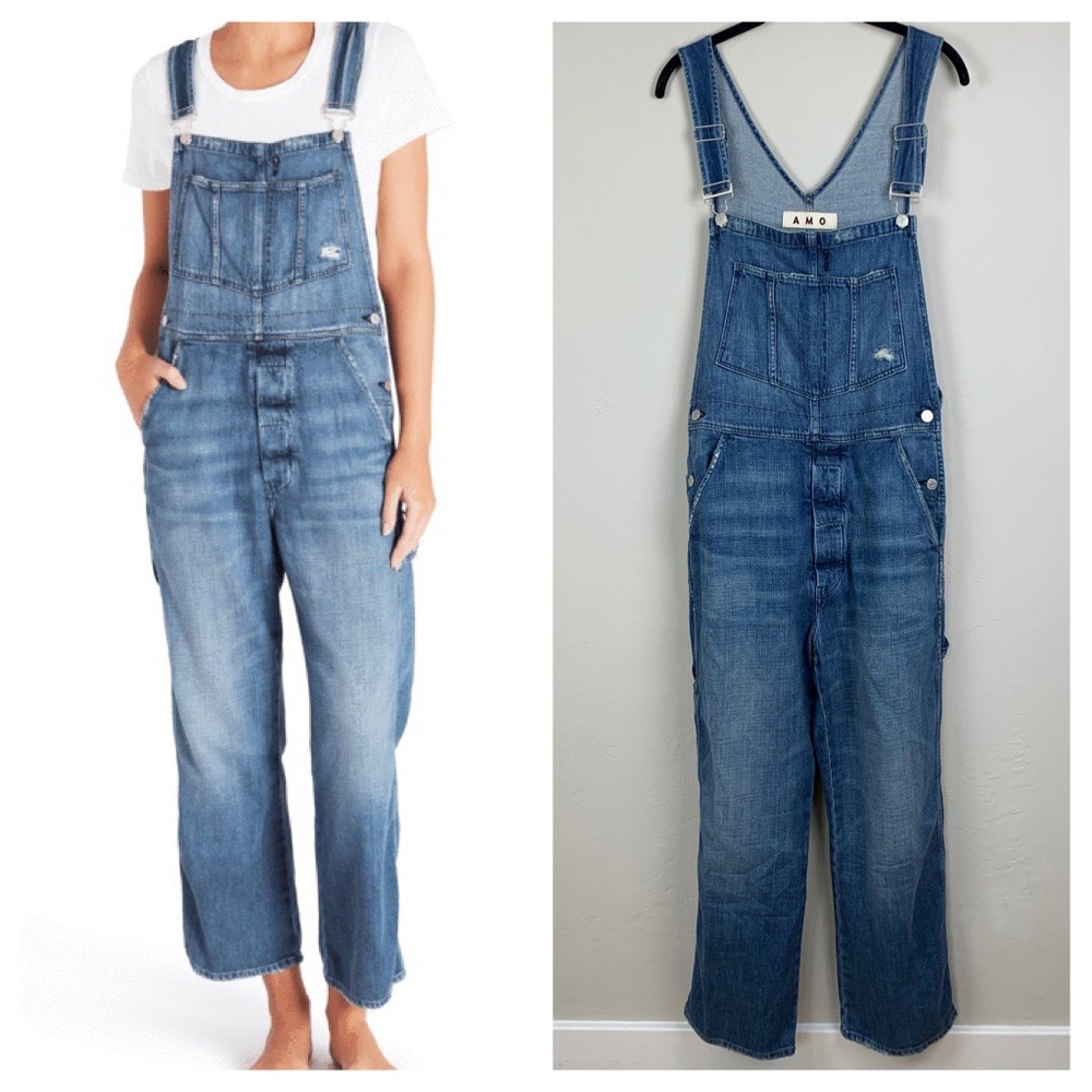 AMO Ally Blue Denim Women Jeans Overalls